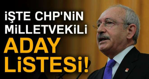 CHP'nin Bursa milletvekili adayı listesi