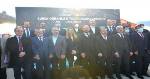 Bakan Karaismailoğlu, Bursa-Orhaneli İl Yolu Doğancı Varyantı ve Tüneli inceledi