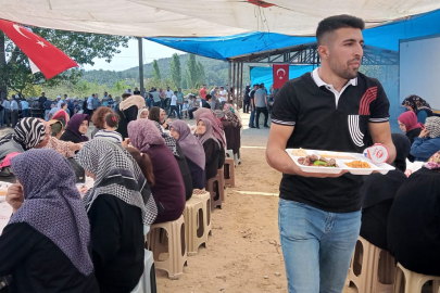 Keles Delice Köyü'nde geleneksel 'hayır' büyük ilği gördü