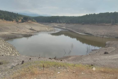 Kuraklık Keles göletini vurdu