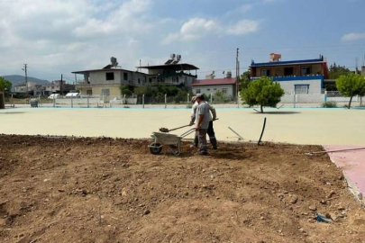 Hatay'da yeşil alanlar düzenleniyor