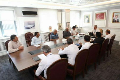 Kayseri Melikgazi'de muhtarlarla doğal gaz buluşması