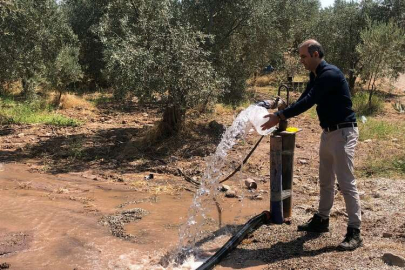 Manisa Akhisar'da Hasköy'de verimli sondaj