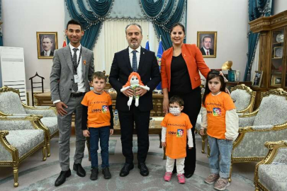 Bursa'da Başkan Aktaş'ın özel konukları