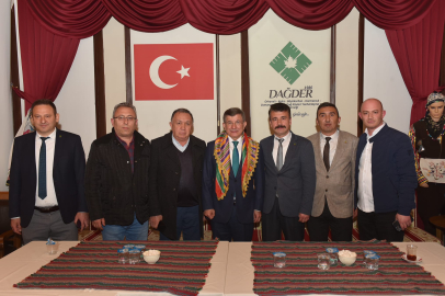 Gelecek partisi Genel Başkanı Ahmet Davutoğlu Dağder’i ziyaret etti.