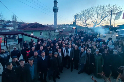 Keles B.B adayı İsmail Yeni Kıranışılar mahalesinde Büyük Türk bayrağıyla karşılandı