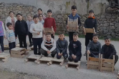 Bursalı muhtar köydeki çocuklara öyle bir sürpriz yaptı ki...