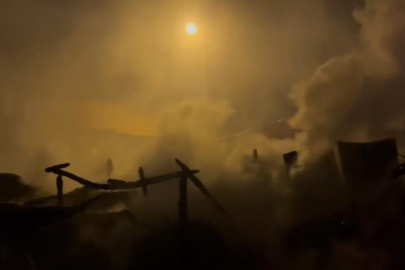 Orhaneli'nde korkutan yangın