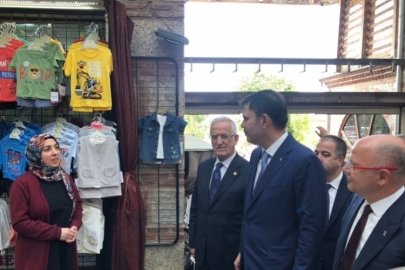 Bakan Murat Kurum Bursa'da esnafı ziyaret etti!