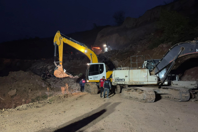 Ordu Fatsa'da taş ocağında göçük!