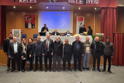 Keles Esnaf ve Sanatkarlar Odası'nda Özcan Yeni tekrar Başkan seçildi