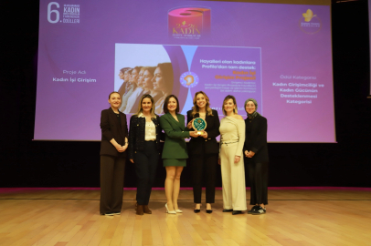 "Kadın İşi Girişim" Projesine ‘Kadın Girişimciliğine Destek’ Ödülü!
