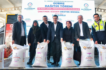 Denizli Büyükşehir’den Üreticiye 2 Milyon Kiloluk Gübre Desteği
