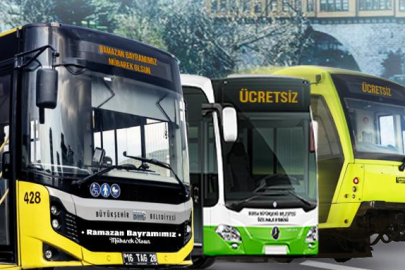 Bursa’da bayram boyunca ulaşım ücretsiz olacak!