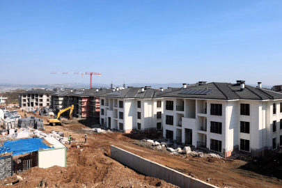 Kocaeli'de Kartepe Kent Konut Evleri’nde kaba inşaat tamamlandı