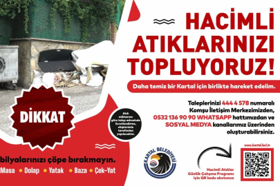 Kartal’da Hacimli Atıklar İçin Yeni Dönem