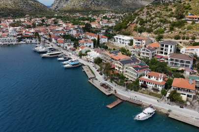 Marmaris'te Bozburun Sahili Yeni Yüzüne Kavuştu