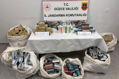 Düzce’de kaçakçılık operasyonu