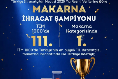 Mutlu Makarna TİM 1000’de Türkiye’nin Makarna İhracat Lideri Oldu