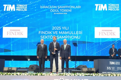 Ferrero Fındık, Fındık ve Mamulleri Sektörünün İhracat Şampiyonu Oldu