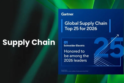 Schneider Electric, 2026 Gartner® Supply Chain Top 25 sıralamasında üst üste dördüncü kez birinci oldu