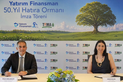 Yatırım Finansman’dan 50. Yılında 10 Bin Fidanlık Hatıra Ormanı