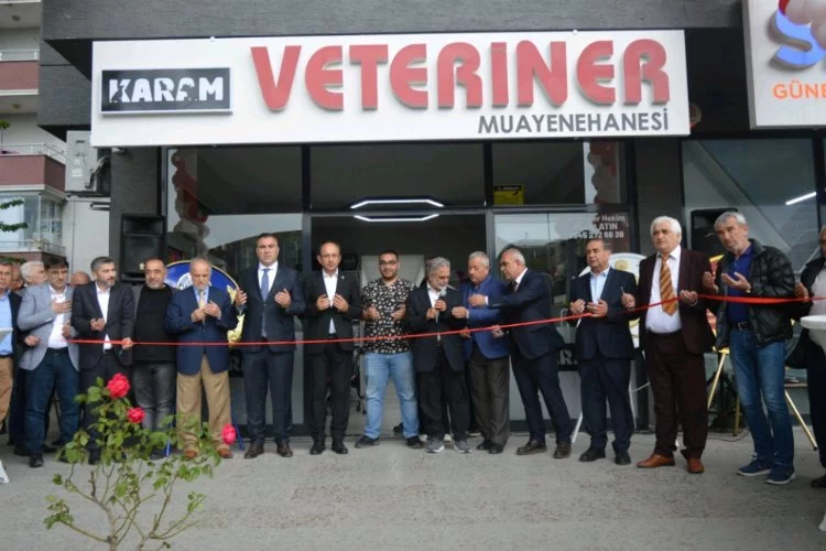 Bursa Demirciye ilk veteriner  muayenehanesi açıldı