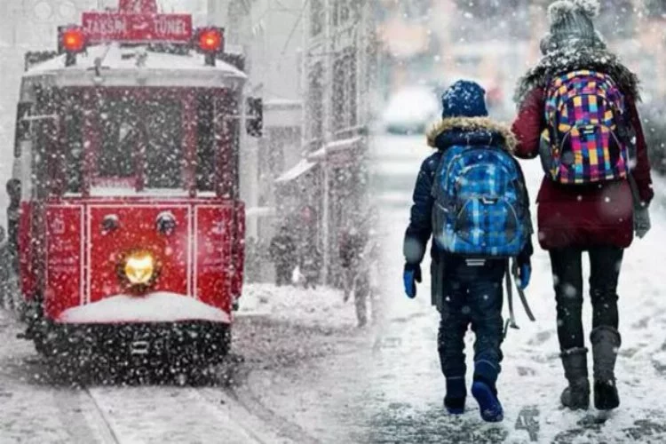İstanbulda Eğitime 'kar' molası