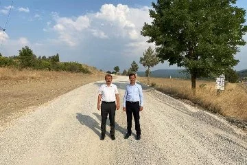 Harmancık Kepekdere,Mahmutlar mahalle yolları asfaltlanıyor